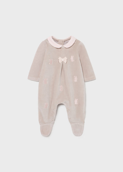 Newborn girl bow knit pajamas Art. 11-02665-074