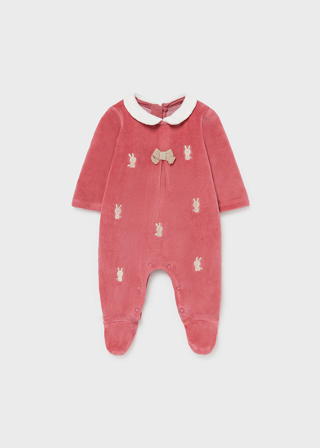 Newborn girl bow knit pajamas Art. 11-02665-075