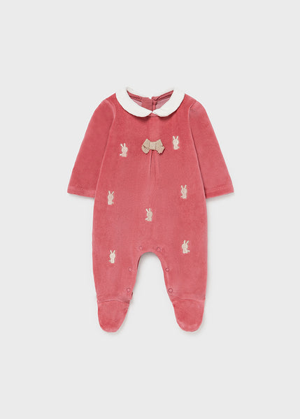 Newborn girl bow knit pajamas Art. 11-02665-075