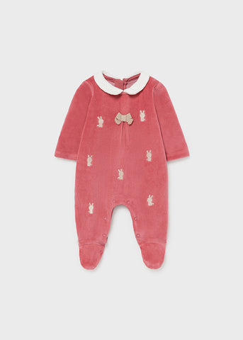 Newborn girl bow knit pajamas Art. 11-02665-075