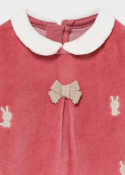 Newborn girl bow knit pajamas Art. 11-02665-075