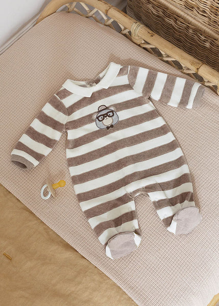 Striped knitted pajamas for newborn boy Art. 11-02678-024