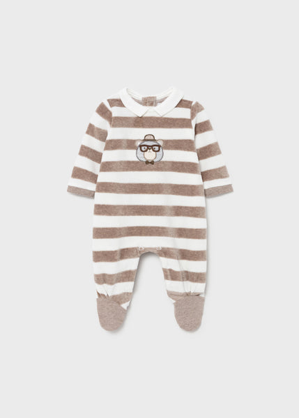 Striped knitted pajamas for newborn boy Art. 11-02678-024