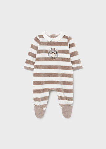 Striped knitted pajamas for newborn boy Art. 11-02678-024