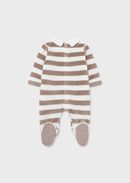 Striped knitted pajamas for newborn boy Art. 11-02678-024
