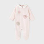 Newborn knitted pajamas for girl Art. 11-02664-070