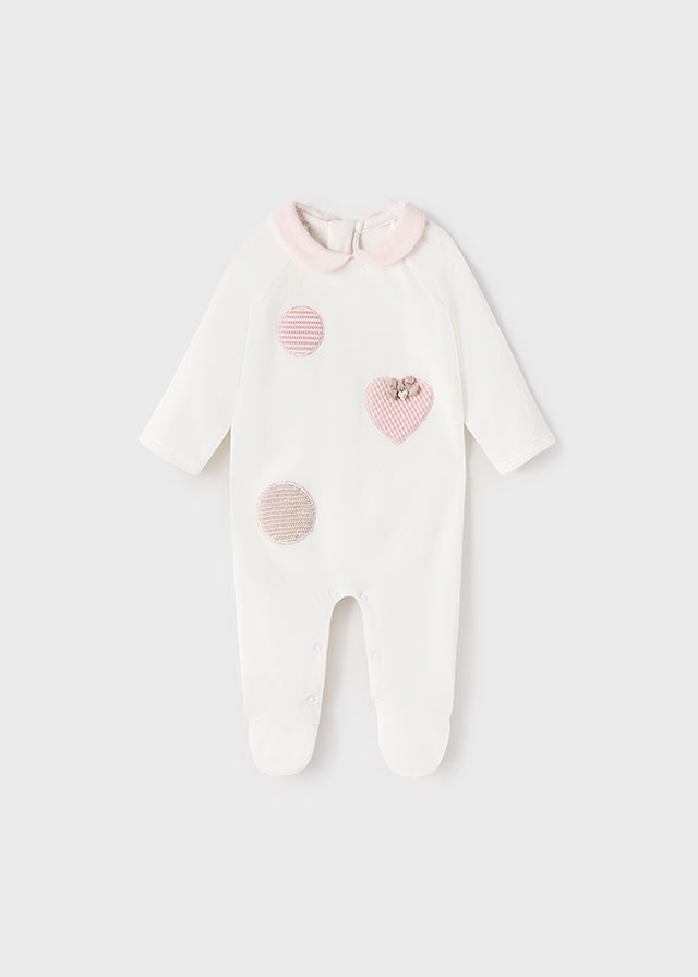 Newborn knitted pajamas for girl Art. 11-02664-071