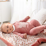 Newborn knitted pajamas for girl Art. 11-02667-050