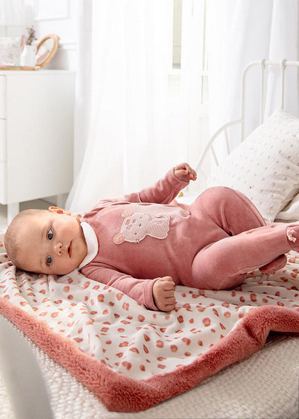بيجامة محبوكة حديث الولادة للفتاة Art. 11-02667-050