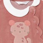 Newborn knitted pajamas for girl Art. 11-02667-050