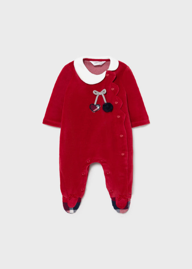 Newborn knitted pajamas for girl Art. 11-02667-051