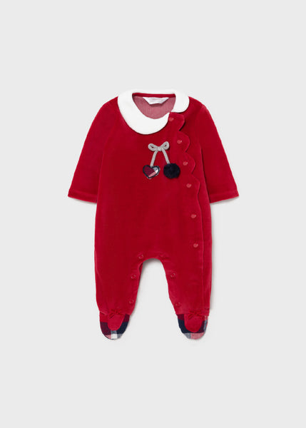 Newborn knitted pajamas for girl Art. 11-02667-051