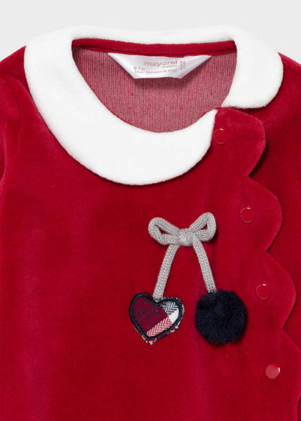 Newborn knitted pajamas for girl Art. 11-02667-051