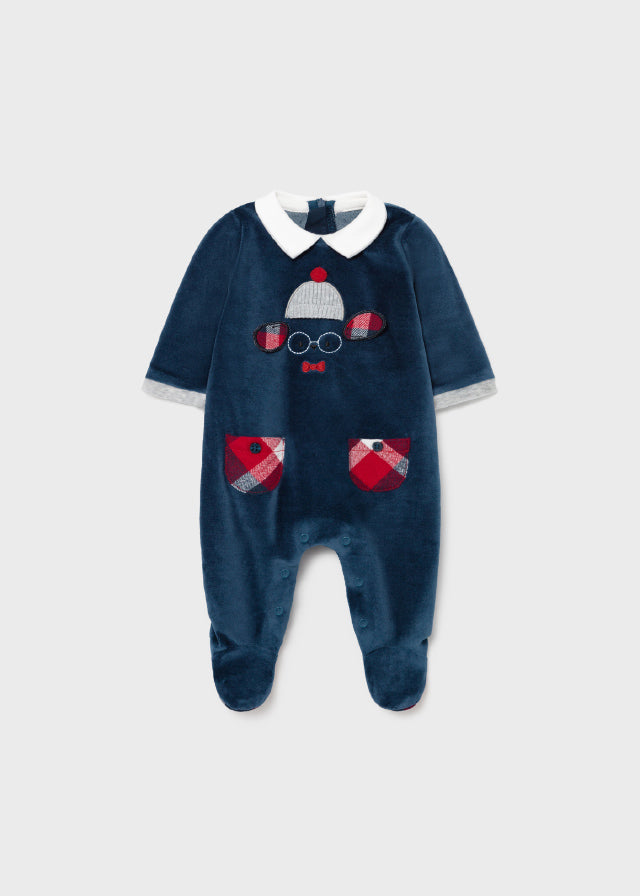 Newborn knitted pajamas for boy Art. 11-02682-048