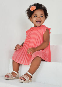 Pleated dress baby girl Art. 22-01915-067