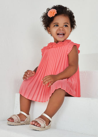 Pleated dress baby girl Art. 22-01915-067