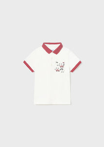 Sustainable cotton polo shirt for babies Art. 23-01105-056/Sustainable cotton jogger pants for baby Art. 23-01522-068