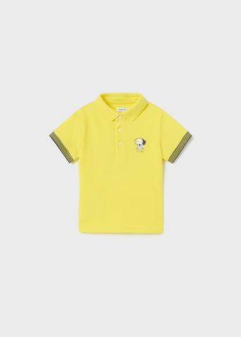 Short-sleeved polo shirt with printed motif for baby Art. 23-01102-050