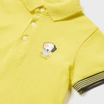 Short-sleeved polo shirt with printed motif for baby Art. 23-01102-050