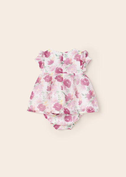 Print ceremony dress with nappy cover newborn Art. 23-01816-040