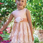 Embroidered Organza Dress For Girl Ref. 23-05022-097