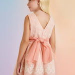 Embroidered Organza Dress For Girl Ref. 23-05022-097