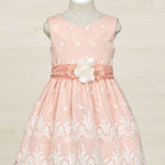 Embroidered Organza Dress For Girl Ref. 23-05022-097