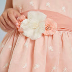 Embroidered Organza Dress For Girl Ref. 23-05022-097