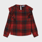 Ruffle sleeve blouse for teen girl Art. 11-07160-058