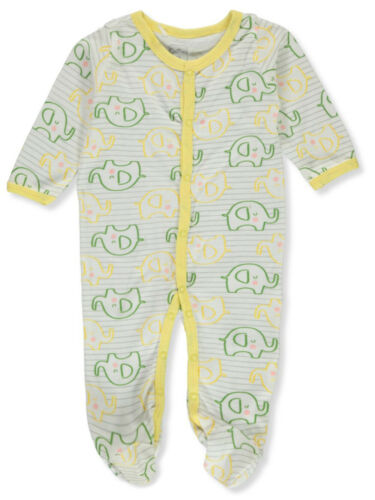 Quiltex Baby Boys' Elephant Footed Coveralls 10423