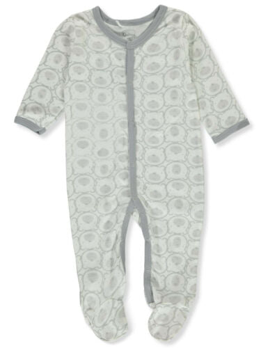 Quiltex Baby Boys' Bear Footed Coveralls 10422