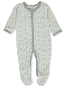 Quiltex Baby Boys' Bear Footed Coveralls 10422