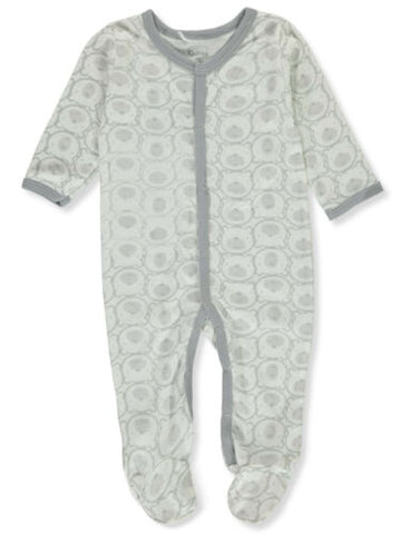 Quiltex Baby Boys' Bear Footed Coveralls 10422