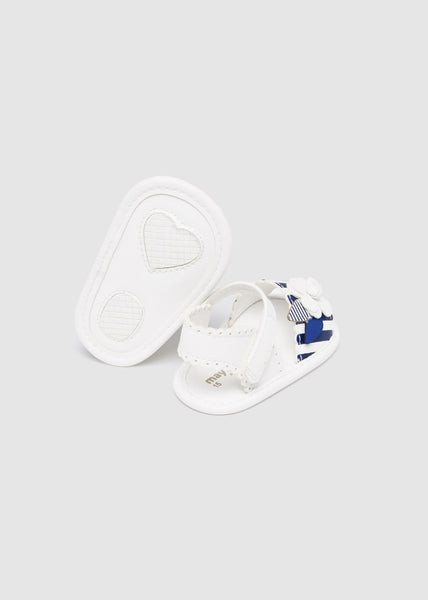 Printed sandal with velcro closure for newborn Art. 23-09637-036