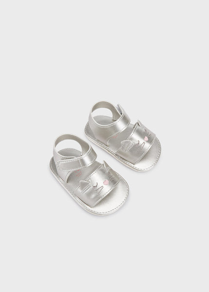 Sandals with little face newborn girl Art. 22-09524-058