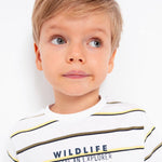 Set of 2 sustainable cotton short-sleeved t-shirts for boys Art. 23-03008-031