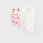 Set 2 pieces crochet top and t-shirt for girl Art. 23-06066-069