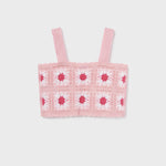 Set 2 pieces crochet top and t-shirt for girl Art. 23-06066-069