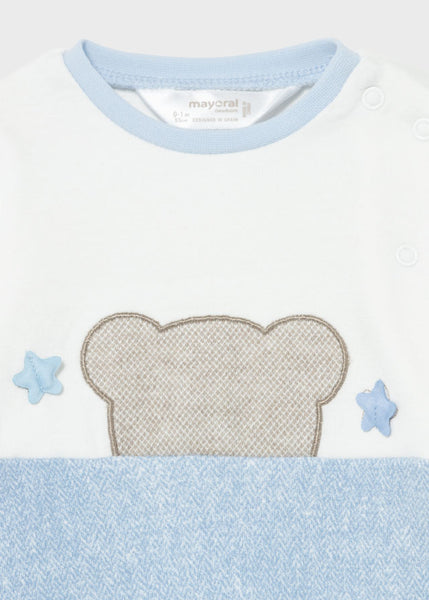 Set 2 pajamas and bib newborn boy Art. 11-02680-010