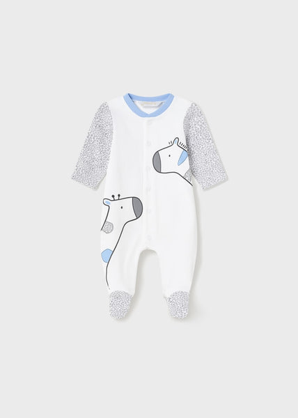 Set of 2 sustainable cotton pajamas for newborn Art. 23-01757-062