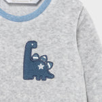 Set 2 knitted dinosaur pajamas newborn boy Art. 11-02683-087