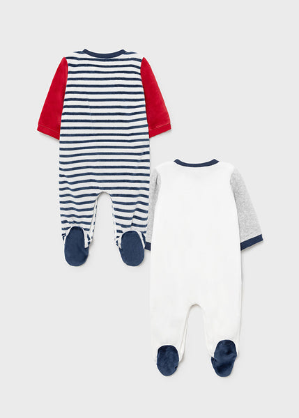 Set 2 newborn knit pajamas for boy Art. 11-02685-045