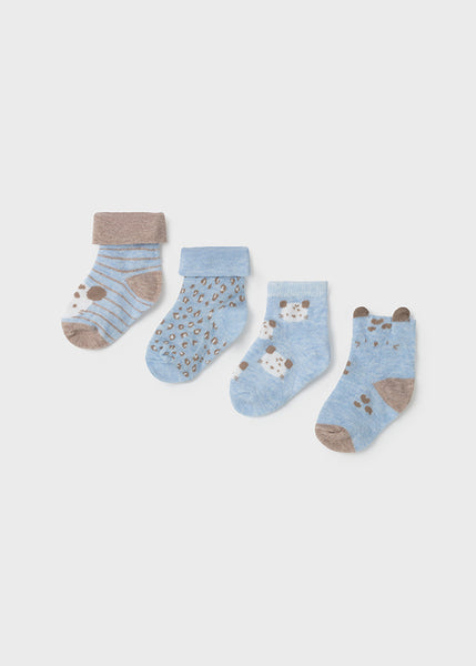 Set 4 newborn socks for girl Art. 11-09426-083