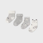 Set 4 newborn socks for girl Art. 11-09426-085