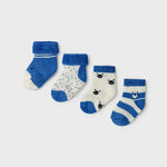 Set 4 newborn boy socks Art. 11-09421-080