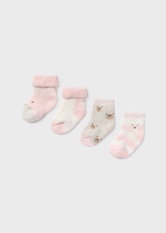 Set 4 newborn boy socks Art. 11-09421-083