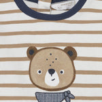 Newborn printed jumper for boy Art. 11-02371-067 / Basic long trousers perched plush newborn boy Art. 11-00719-051 / Newborn boy long sleeve t-shirt set Art. 11-02062-059