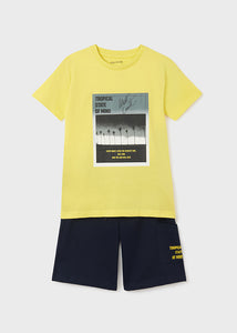 Shorts and graphic set boy Art. 22-06640-092