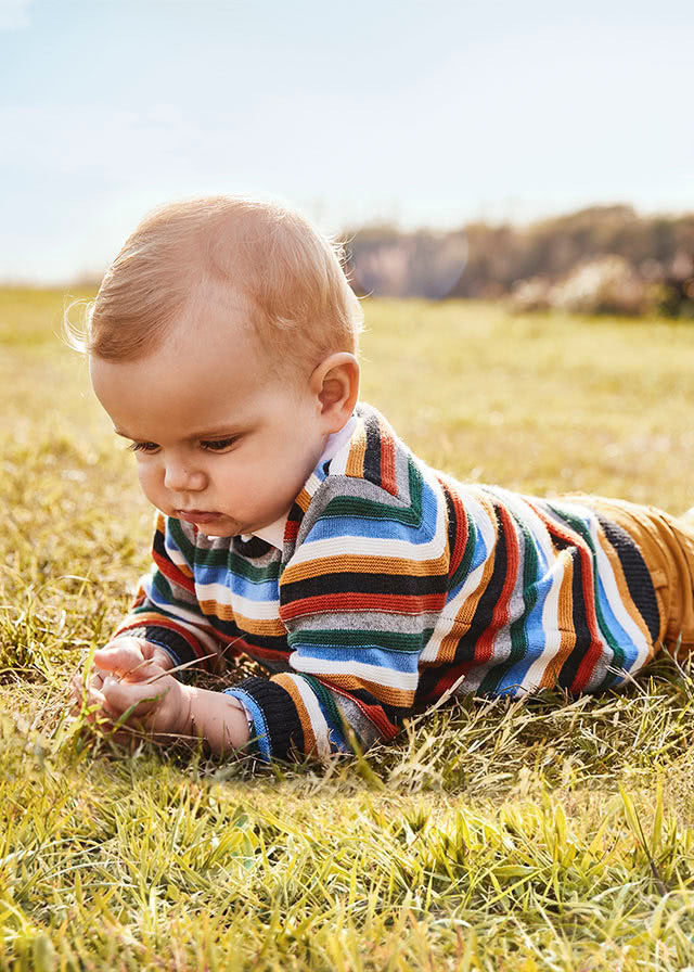 Striped jumper for baby boy Art. 11-02378-030