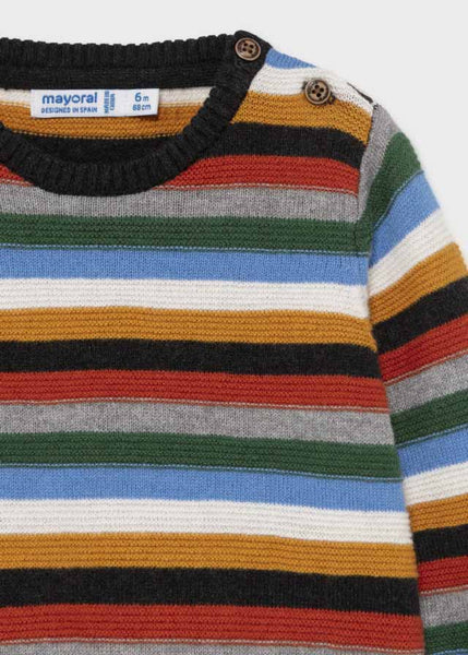 Striped jumper for baby boy Art. 11-02378-030